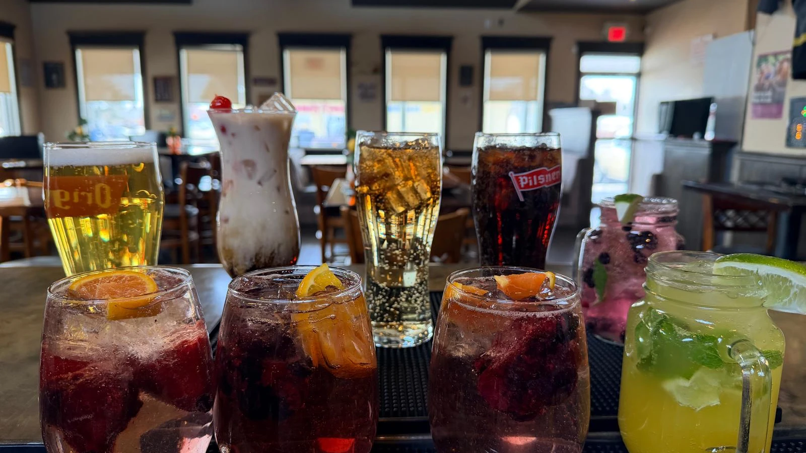 Nick's Lounge bar and grill on 50 Avenue in Bonnyville, Alberta